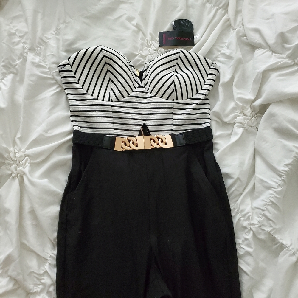 NWT Material Girl Jumpsuit